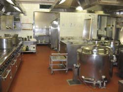 la cucina del Del Ponte chiusa