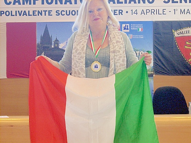 Maria Rosa Centofante, campionessa italiana seniores di scacchi