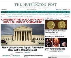 La testata Huffinton Post