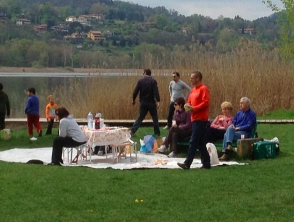 IL picnica al parco zanzi, senza la grigliata