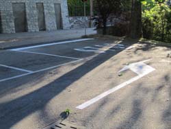 Uscita dal parcheggio