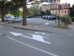 Ingresso al parcheggio