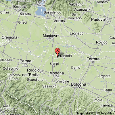 epicentro terremoto domenica 3 giugno 2012 novi di modena