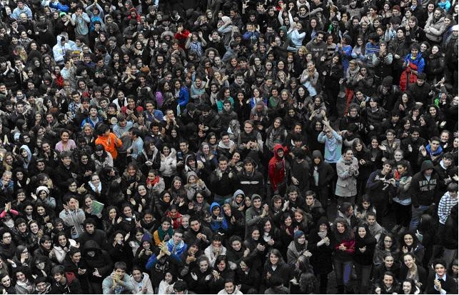 Studenti liceo Cairoli