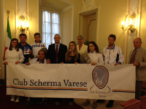 Occhiuzzi all'Open Day del Club Scherma Varese 