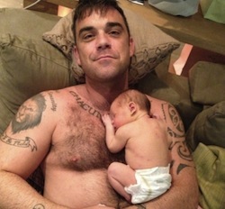 Robbie Williams papà