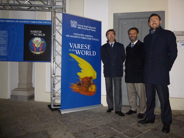 L'inaugurazione della mostra Varese in the World