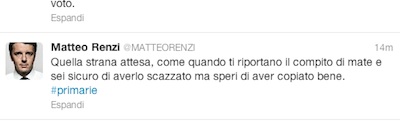 renzi twitter