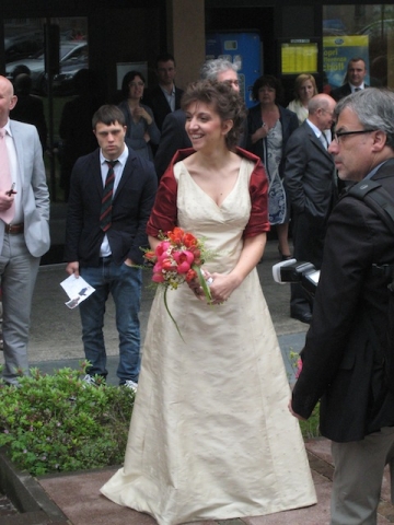 l'abito di Chiara Frangi