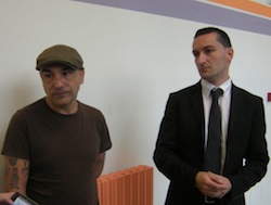 Dj Jad con l'avvocato Stefano Lucarelli