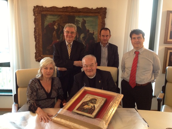 Don Pino alla fondazione MOlina