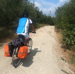 foto blogger bicicletta apertura