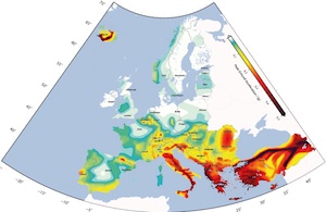 mappa sismica foto