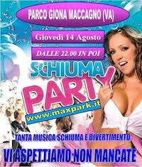 schiuma party maccagno