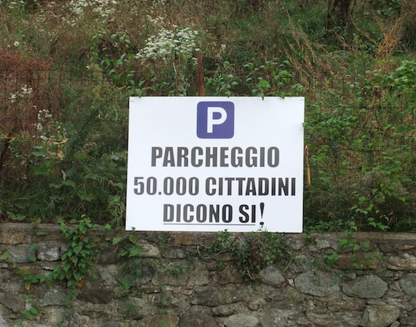 parcheggio prima cappella